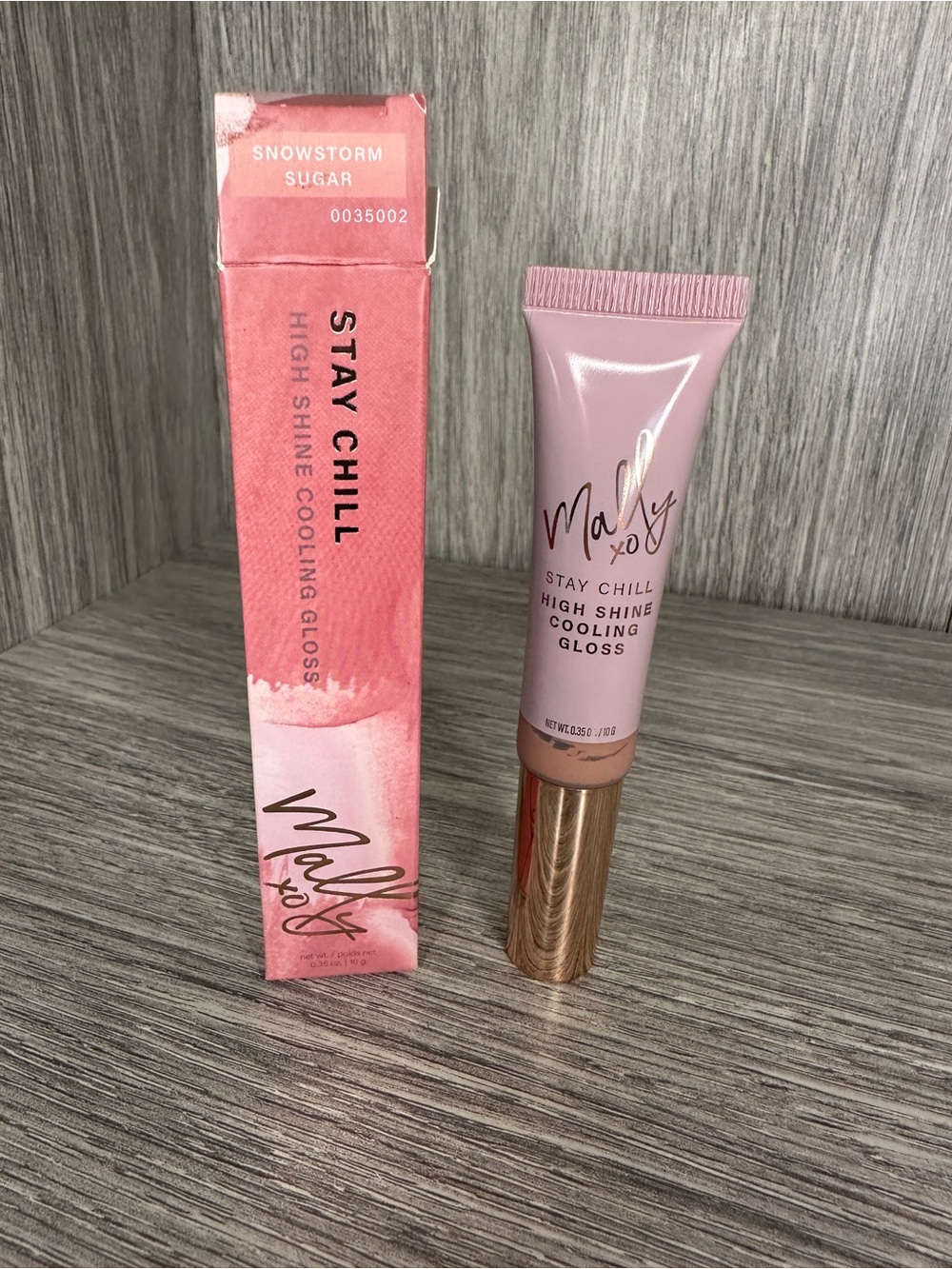Mally Beauty Stay Chill High Shine Cooling Gloss - Snowstorm Sugar